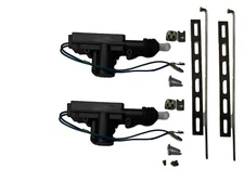 2 Universal Power Door Lock Actuators Compatible w/ Keyless Entry Alarm Pair USA