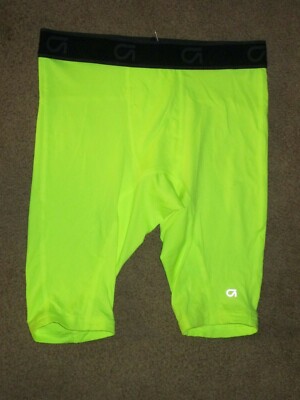 Gapfit boy's compression pants-sz S-new-long leg- neon yellow