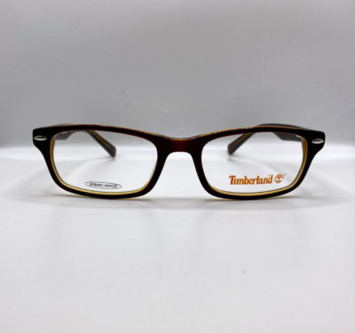 Timberland TB5053 050 Brown Plastic Optical Kids Eyeglasses Frame 49-18-130