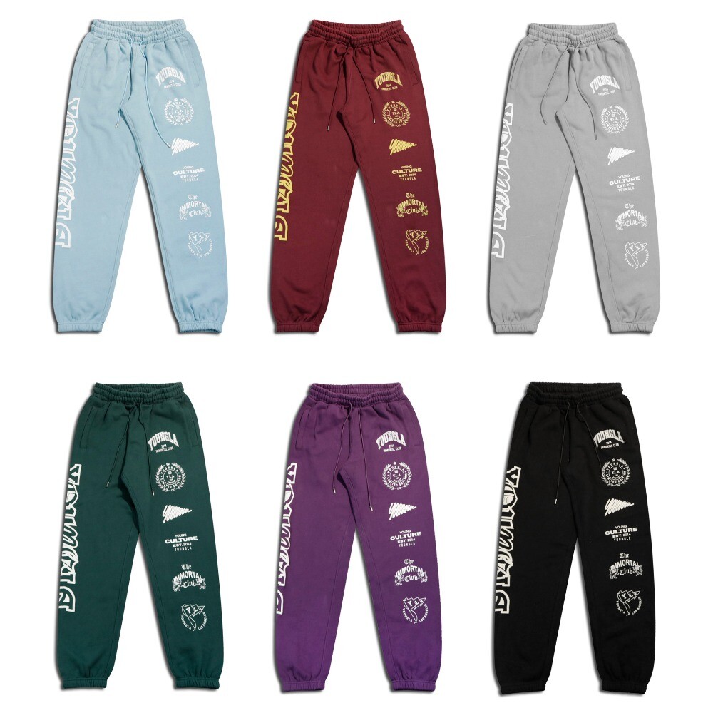Mens YoungLa 204 Immortal Killer Joggers Large Sweats Jogging Comfort Sweatpants