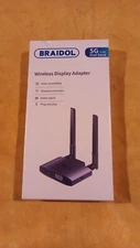 BRAIDOL 5G + 2.4G Dual Band Wireless HDMI Display Adaptor  New Sealed