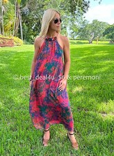 ZARA NWT MULTICOLORED PRINTED MIDI DRESS. SIZE S