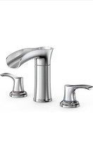 Waterfall Bathroom Faucet WaterSong 3-Holes 8-Inch Bathroom Sink Faucet for R...