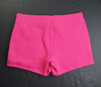 POLO RALPH LAUREN Women's Pink Logo Cotton Blend Fleece Sweat Shorts NWT