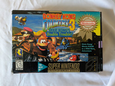 Donkey Kong Country 3 Dixie Kong's Double Trouble! Nintendo SNES CIB Complete