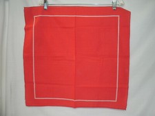 Vtg VERA --BANDANA'S--3 Asst Colors--Red/Black/Rust----Circa 1970's