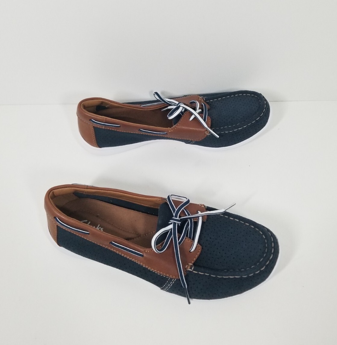 Clarks Arbor Opal Msrine Blue Boat 