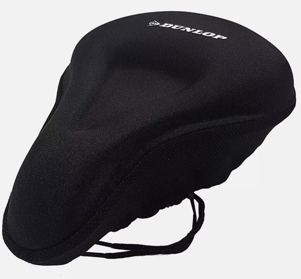 Dunlop Sattelbezug Sattelschoner Gelsattel Silikon Bezug Fahrradsattelbezug Gel-image