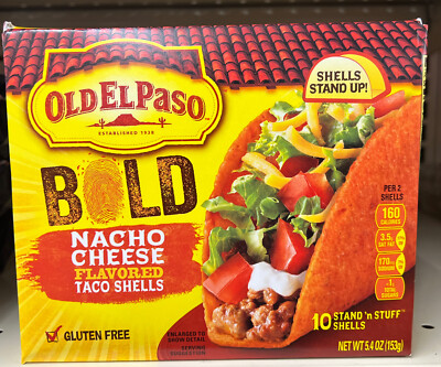 Old El Paso Bold Nacho Cheese Taco Shells 5.4oz