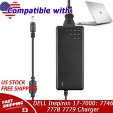 For DELL Inspiron 17-7000: 7746 7778 7779 90W Laptop Power Charger Cord 3.0 4.5