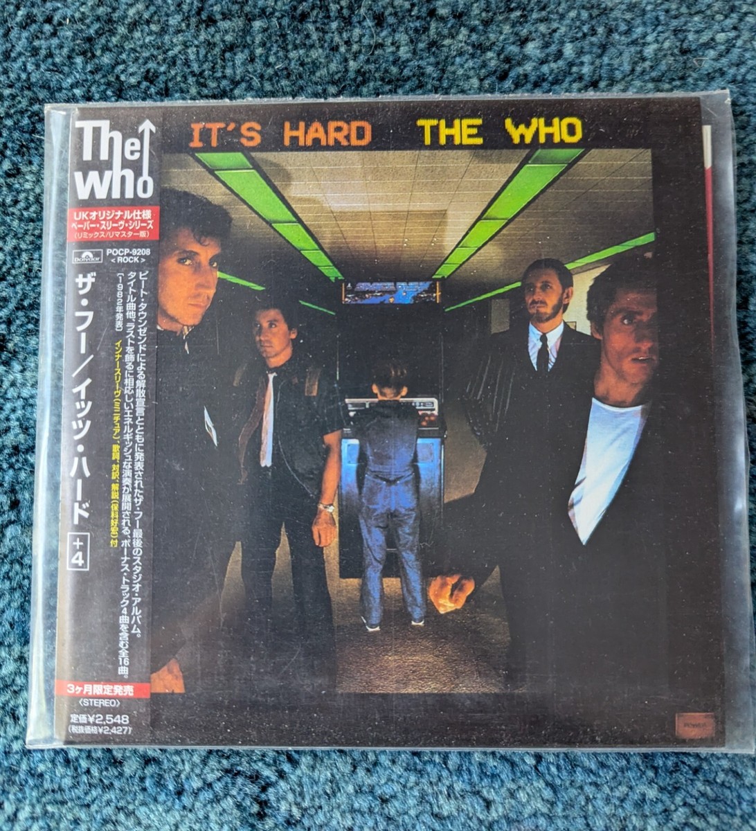 IT'S HARD - The Who Mini-LP CD Japan POCP-9208 Brand New | eBay