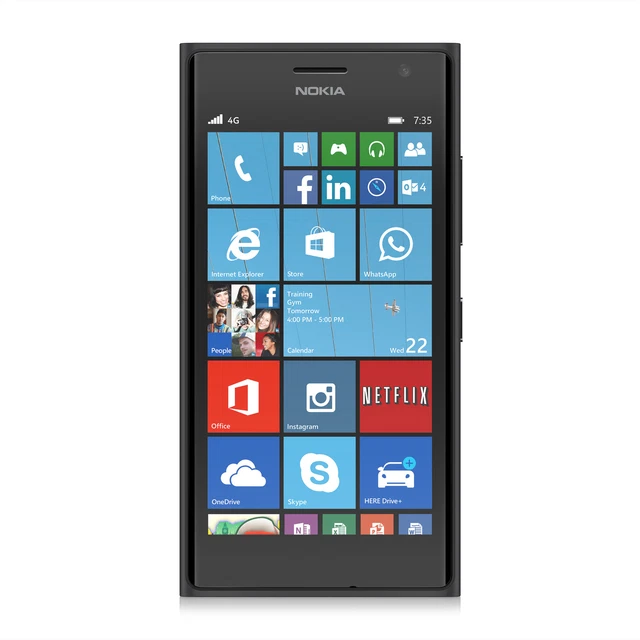 Сотовые телефоны и смартфоны Nokia Lumia 735 черные
