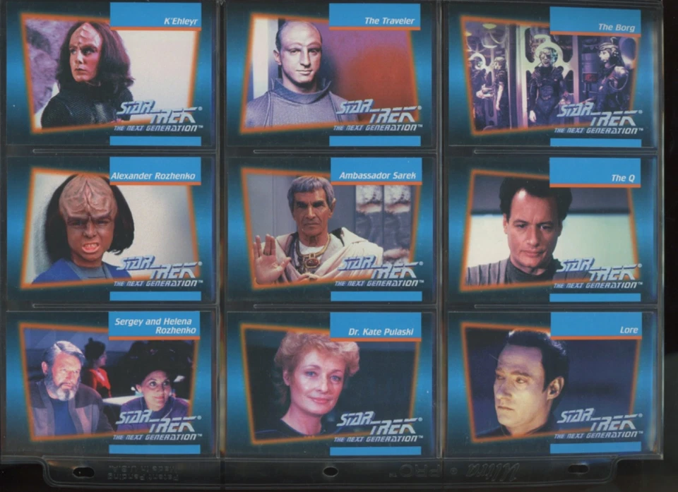 1992 STAR TREK: СЛЕДУЮЩЕЕ ПОКОЛЕНИЕ, ИНАУГУРАЦИЯ. Ред. - НАБОР (120) + 1 голограмма (bb8 - Изображение 3 из 4