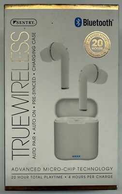 Sentry ''True Wireless'' Auto Pair/Auto On/Pre-Synced/Charging Case (BT958W)