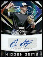 2020 Elite Extra Edition Hidden Gems Autographs #40 Gus Steiger Auto - BB