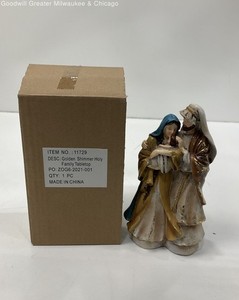 Hanna's Handiworks Golden Shimmer Holy Family Nativity Figurine IOB
