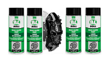 4x 400ml Bremssattellack SCHWARZ Spray Bremsen Tuning +230°C BOLL 001113