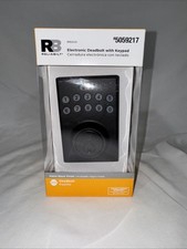 Reliabilt electronic deadbolt with keypad Matte Black Q