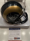 Todd Gurley Autographed Mini-Helmet PSA Auto RAMS