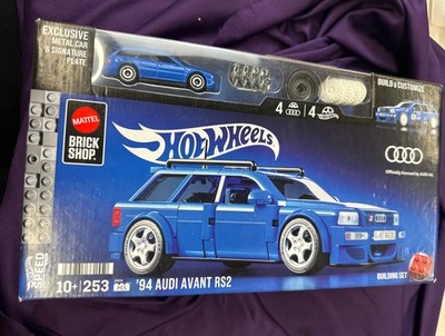Hot Wheels Brick Shop Building Set '94 AUDI AVANT RS2 Build