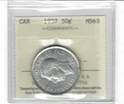 1937 50 cents  ICCS  certified MS-63