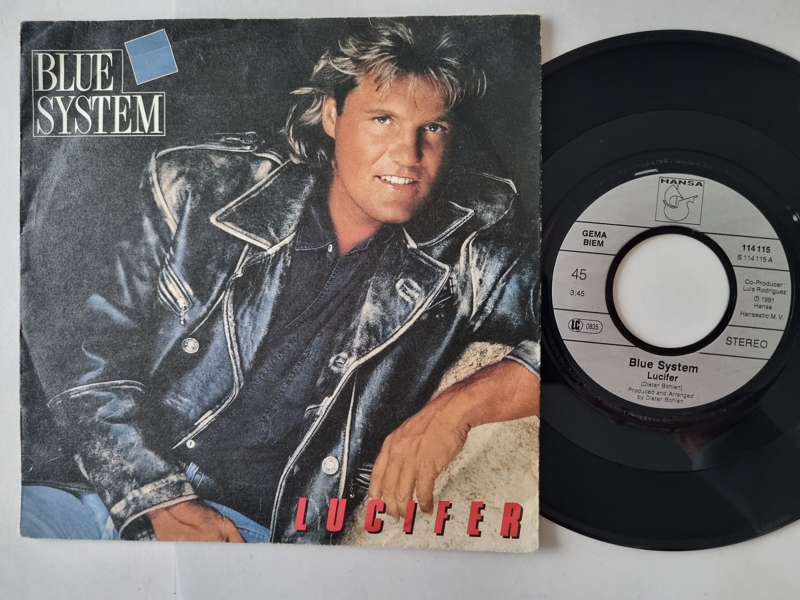 Blue System - Lucifer 7'' Vinyl Germany/ Dieter Bohlen