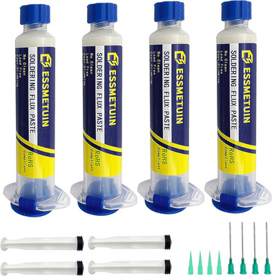 4 Pack No Clean Soldering Flux Paste for Electronics Circuit Boards & Wire
