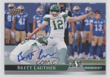 2021 Upper Deck CFL Auto Brett Lauther #53 Auto 0it0