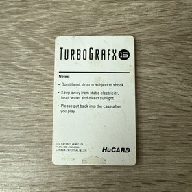 Legendary Axe Turbo Grafx HuCard Only