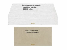 QUADRAFIRE  FIREPLACE BAFFLE BOARD & BLANKET KIT  [PP2567]  7100FP - SRV433-0910