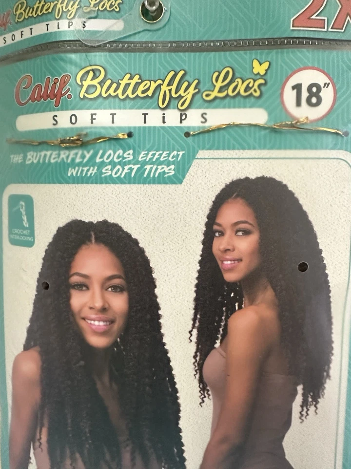 Bobbi Boss (2 PACK) 18” 2X Calif. Mariposa Puntas Suaves Locs Extensiones Foto 3 de 4