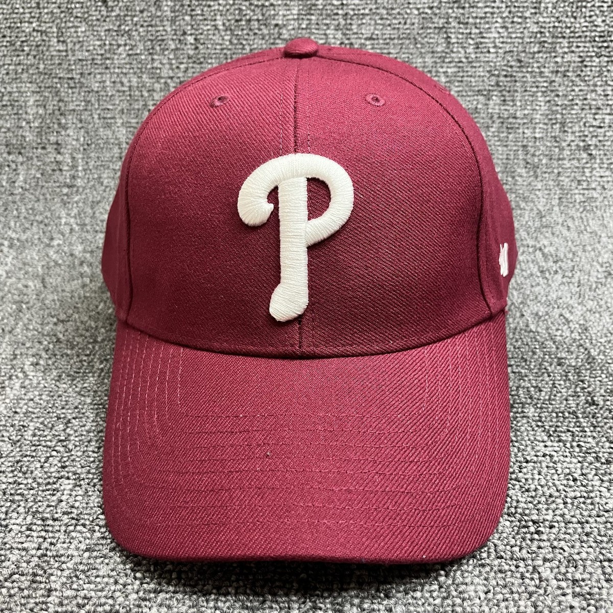 Philadelphia Phillies '47 Brand MVP Hat Maroon Adjustable MLB Baseball Cap