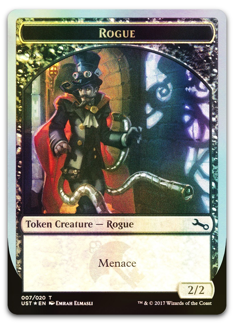 Rogue Token #7 (Foil) (NM) Unstable UST Magic MTG