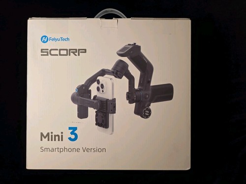 FeiyuTech SCORP MINI-3 Combo AI Tracking Camera Gimbal, 3-Axis Stabilizer - Picture 2 of 2