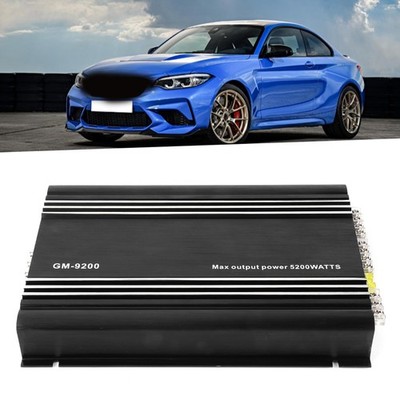 4x70W 4 Channel Audio Power Amplifier 12V Black Aluminum Alloy Auto Car Hifi