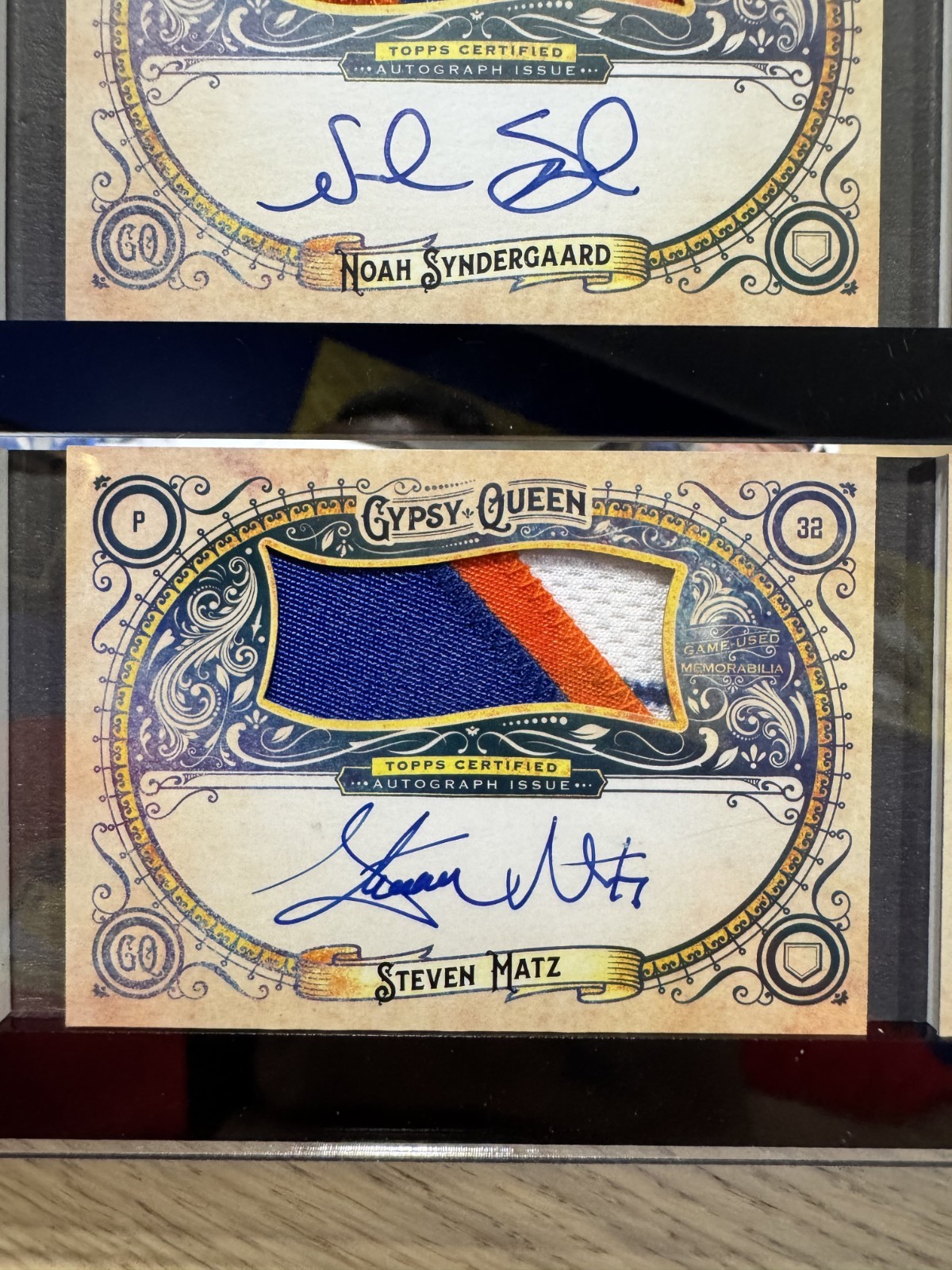 Jacob deGrom 2017 Topps Gypsy Queen Patch Auto Booklet #/20 Syndergaard Matz view 4