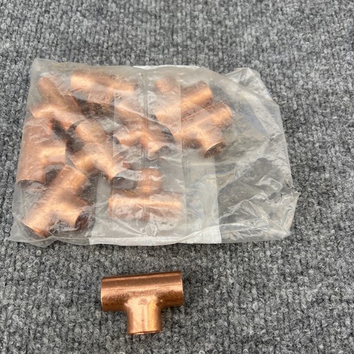 EVERBILT CP611 COPPER 1/2" TEE C x C x C Lot Of 10