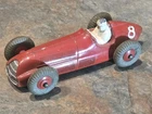 Original 1950s Dinky Toys 232 Alfa-Romeo Grand Prix Race Car