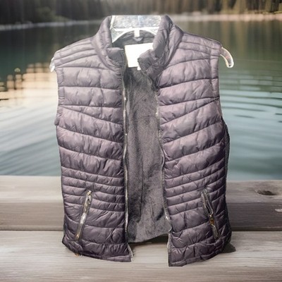 Love Me Now Black Vest Silver Zippers
