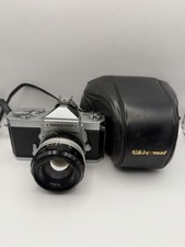 Nikkormat FT 35mm SLR Camera With Nikkor-S.C Auto 50mm F1.4 Tested Without Film