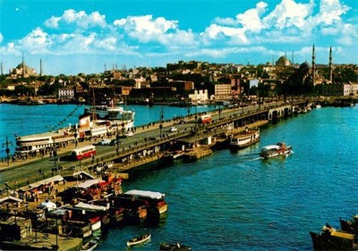 Istanbul Constantinopel TK The Galata Bridge 