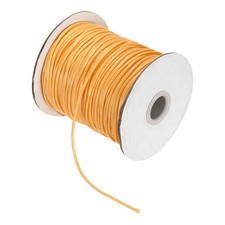 Waxed Cord 2mm Waxed Thread 87 Yard Wax String Leather Cord Yellow
