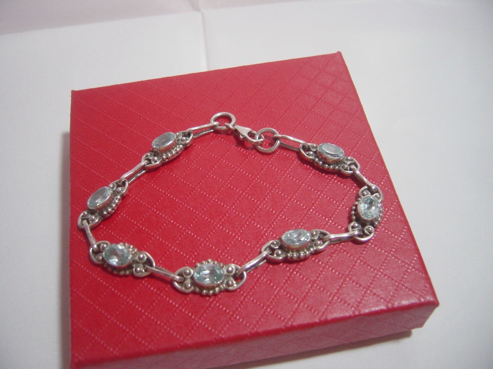 VINTAGE SUPERB SOLID STERLING SILVER BRACELET-GEN… - image 1