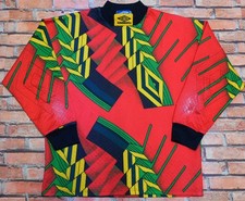 UMBRO MAGLIA SHIRT CALCIO NOLEL PORTIERE VINTAGE MADE IN ENGLAND (219) tg. L