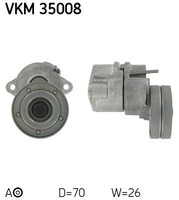 SKF VKM 35008 Riemenspanner, Keilrippenriemen Links FüR Opel