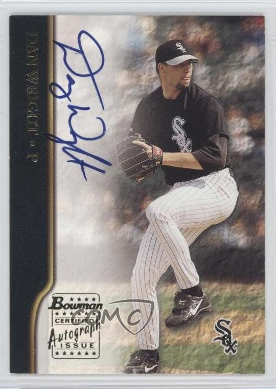 2002 Bowman Dan Wright #BA-DW Auto 2i5