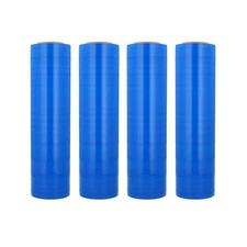 Blue VCI Hand Stretch Corrosion Protection Film 18" x 1500' 100 Gauge 4 Rls