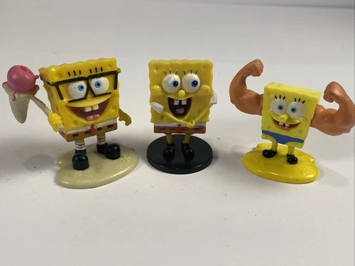 SpongeBob SquarePants MUSCLE BOB Viacom PVC Figure 2.5" Toy Just Play & More