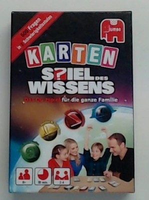 Jumbo Spiele 18180 - Spiel des Wissens, Kartenspiel, farbig