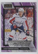 2023 O-Pee-Chee Platinum Marquee Rookies Violet Pixels Hardy Haman Aktell 12g7